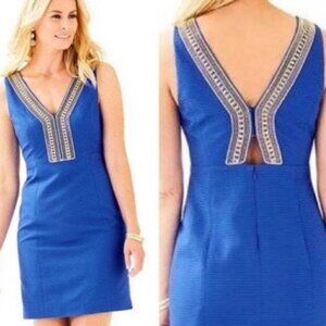 Lilly Pulitzer Eliot Shift Dress Royal blue Size 00
